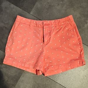 Magellan Outdoors Coral Polka Dot Shorts